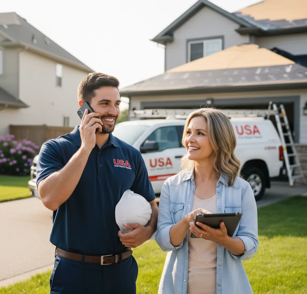 USA Roof Repair Experts customer support in Minnetrista